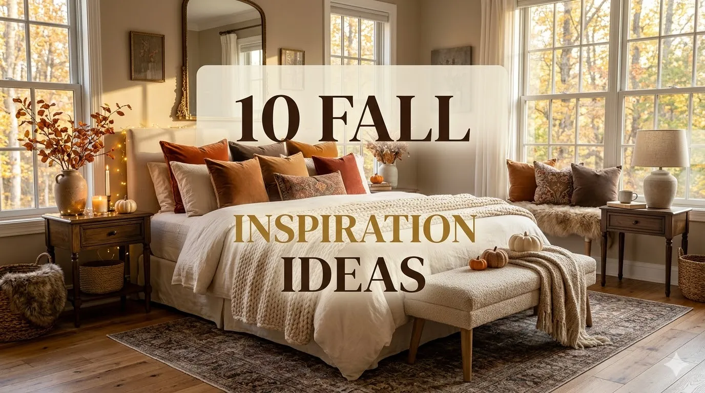 10 Fall Bedroom Inspiration Ideas