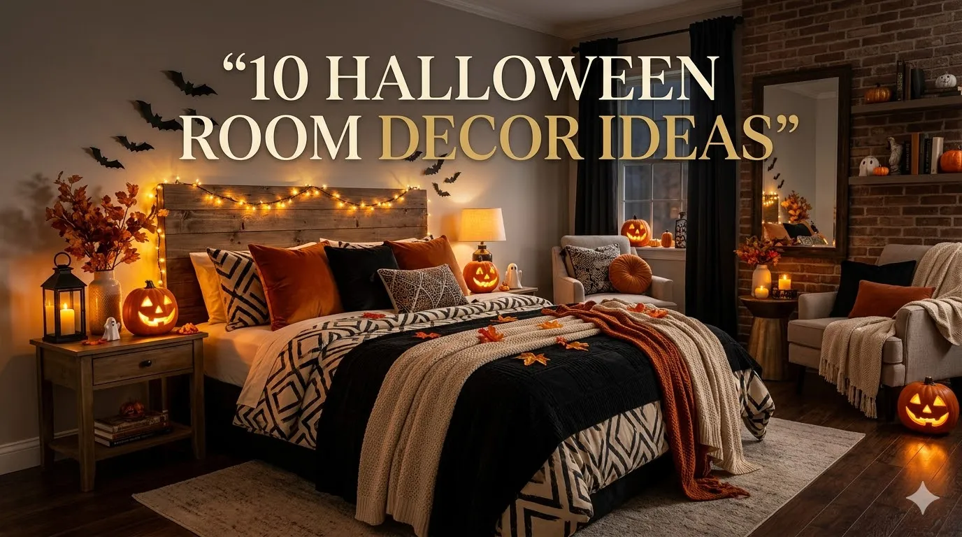 10 Halloween Room Decor Ideas