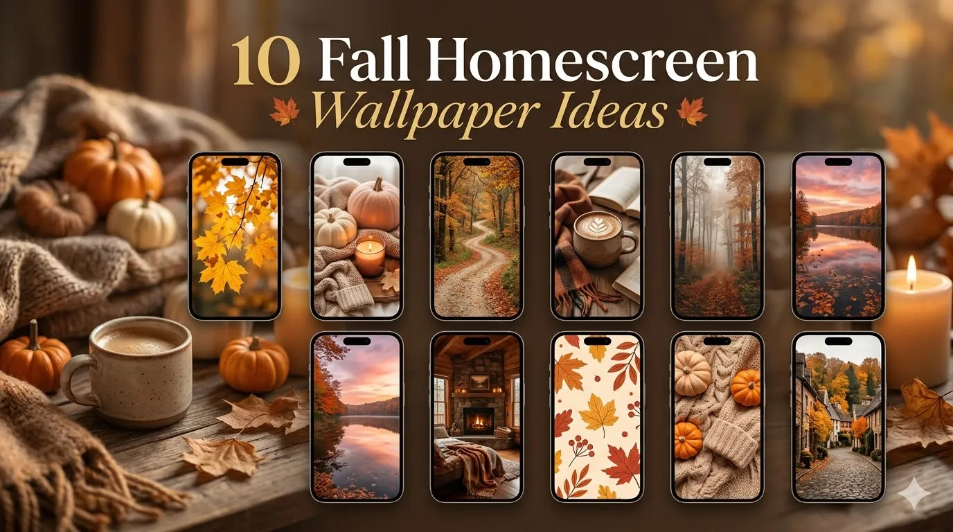 10 Fall Homescreen Wallpaper Ideas