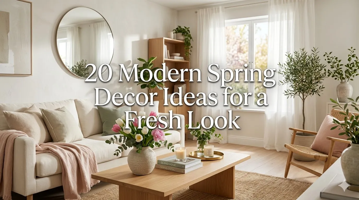 20 Modern Spring Decor Ideas for a Fresh Look