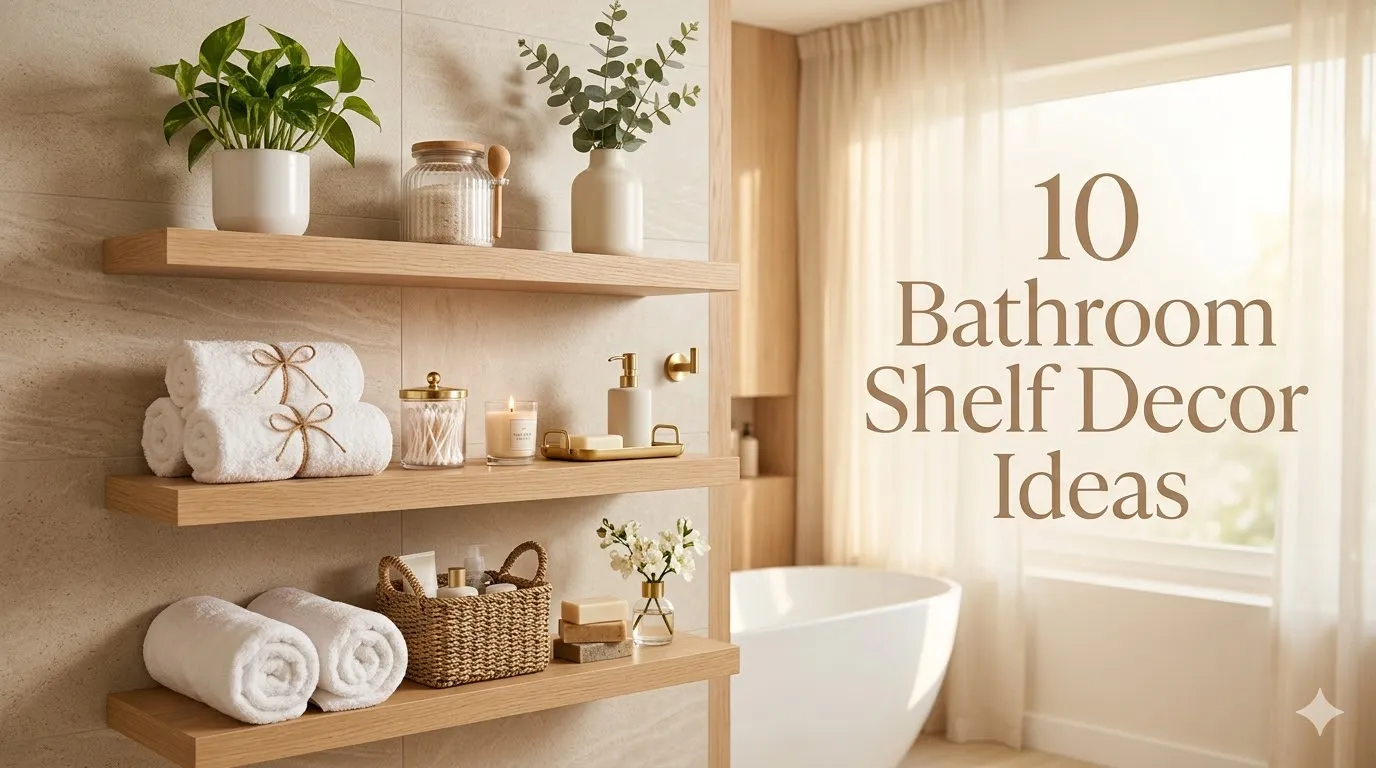 10 Bathroom Shelf Decor Ideas