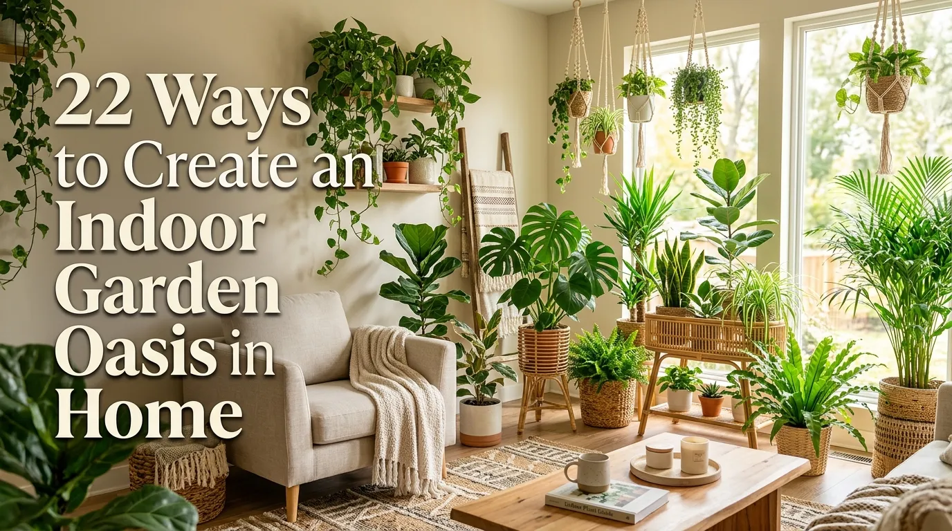22 Ways to Create an Indoor Garden Oasis in Your Home