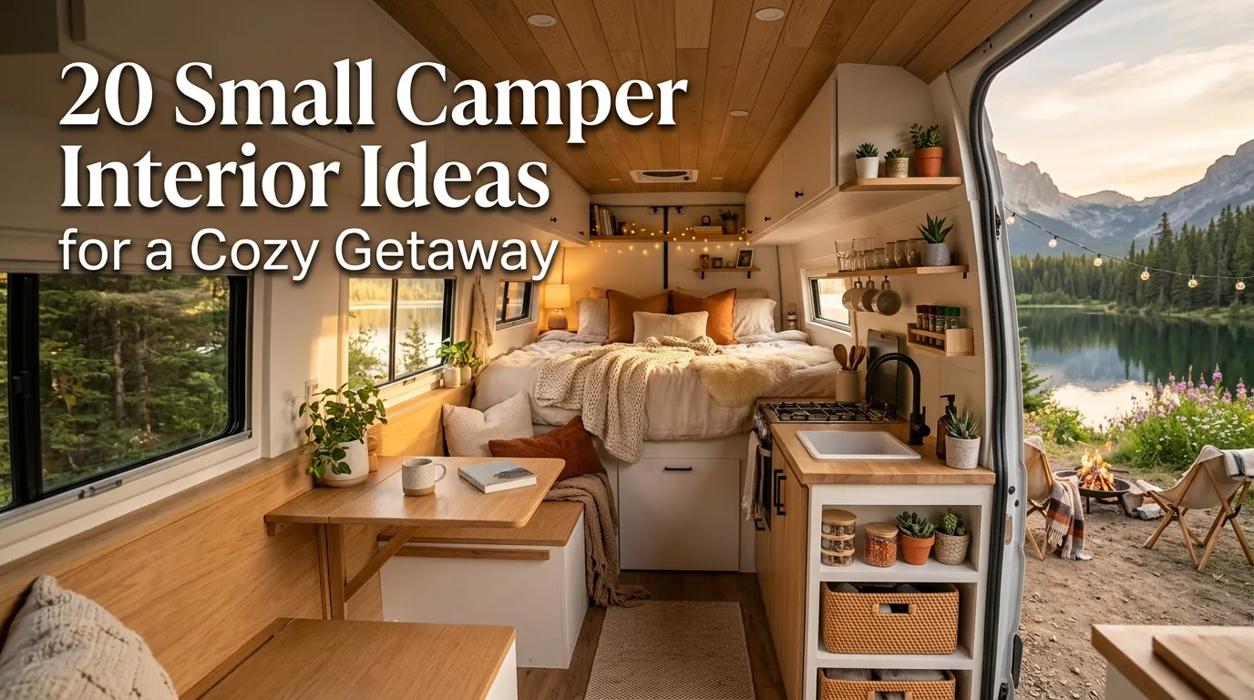 20 Small Camper Interior Ideas for a Cozy Getaway