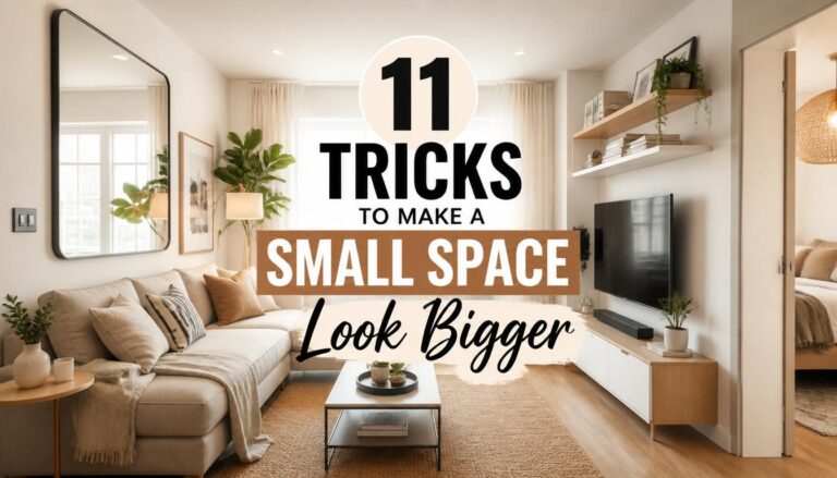 11 Tricks to Make a Small Space Look Bigger Ideas