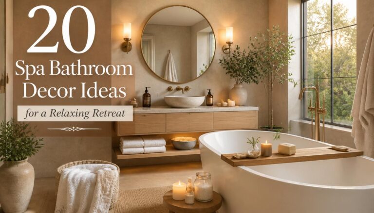 20 Spa Bathroom Decor Ideas for a Relaxing Retreat