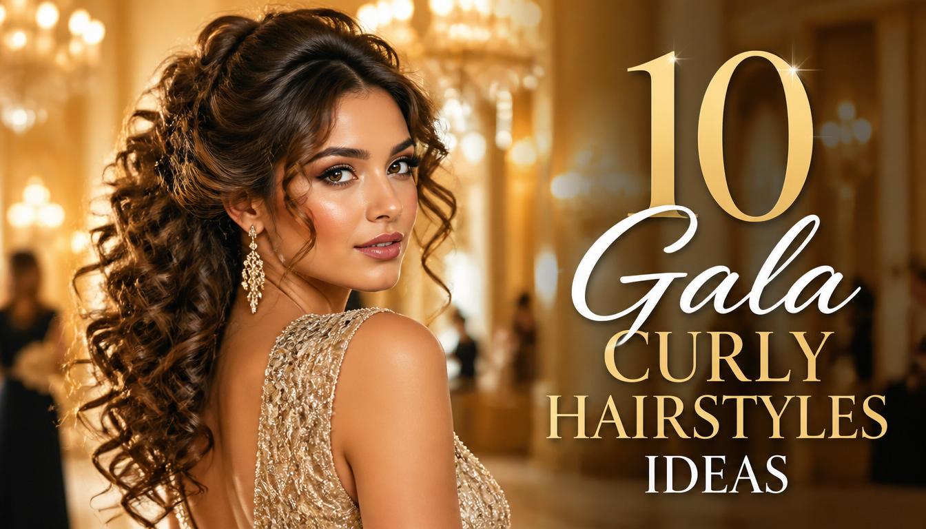 10 Gala Curly Hairstyles Ideas
