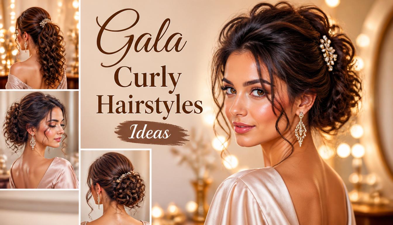 10 Gala Curly Hairstyles Ideas