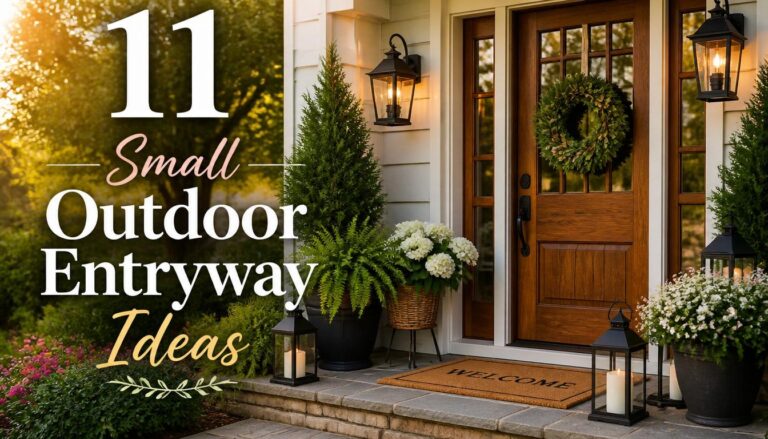 11 Small Outdoor Entryway Ideas