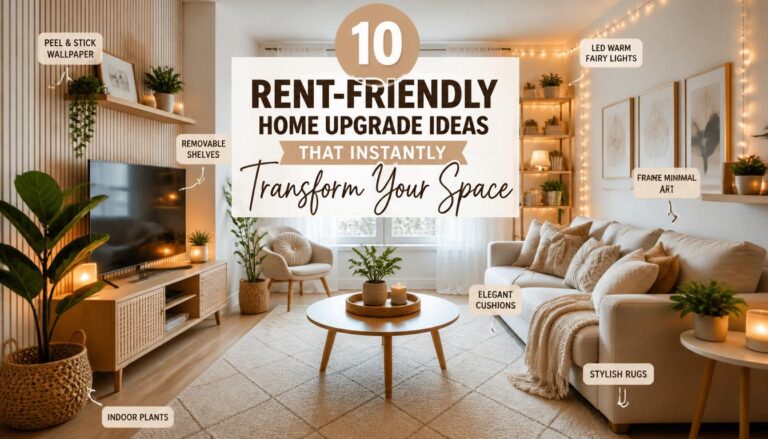 10 Rent Friendly Home Upgrades Ideas