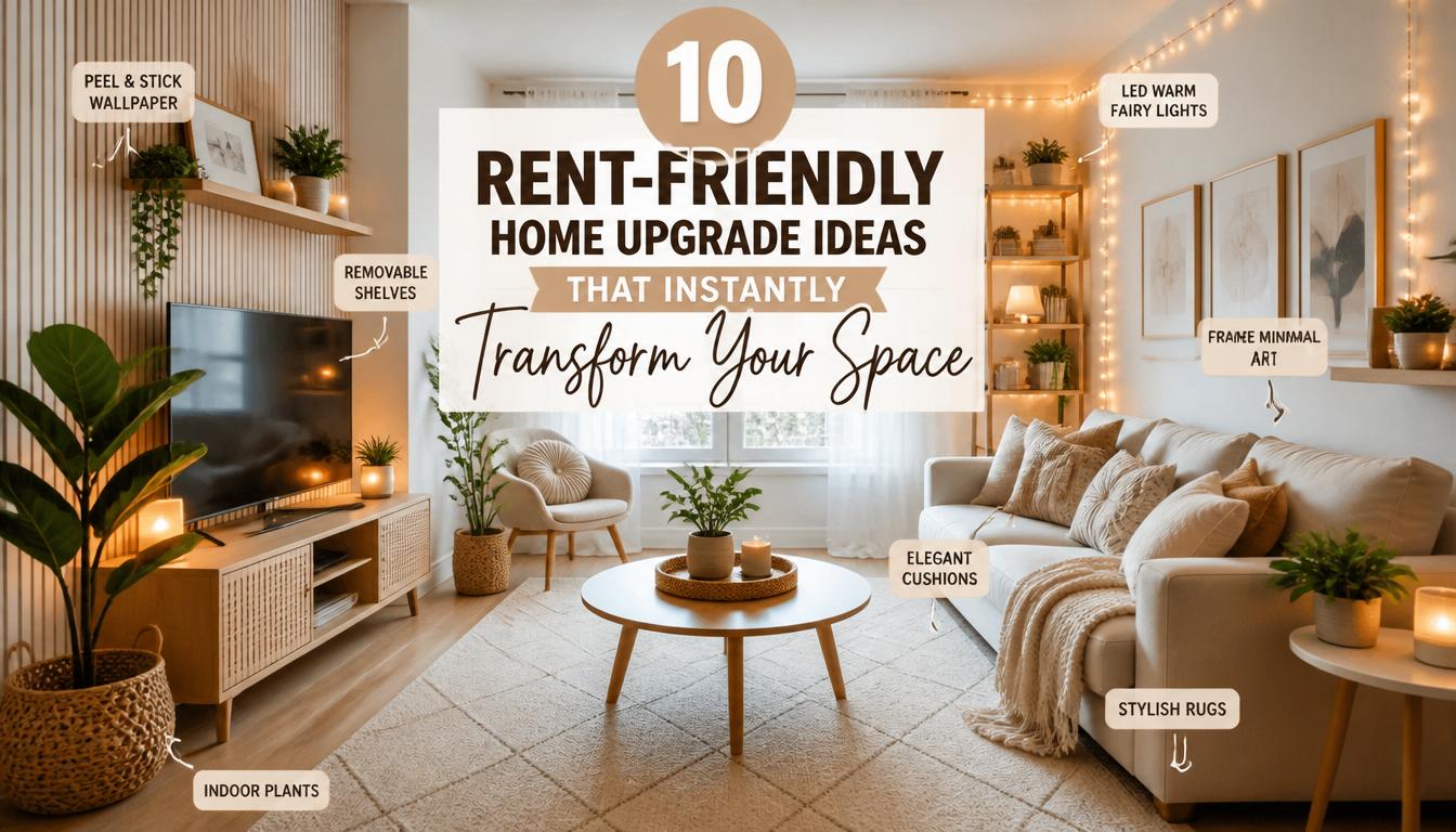 10 Rent Friendly Home Upgrades Ideas