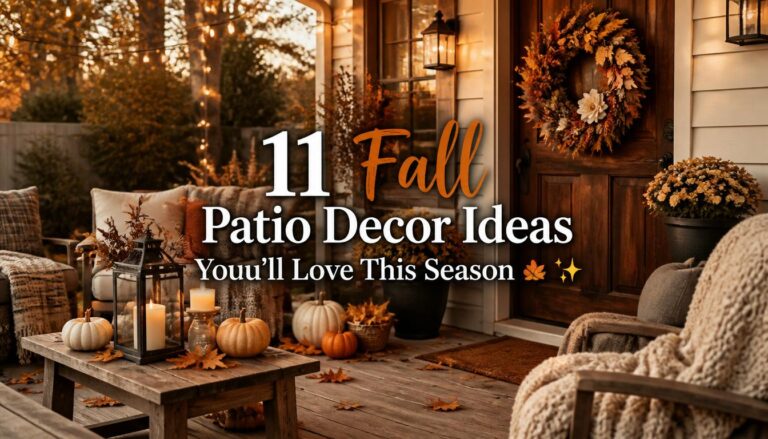 11 Fall Patio Decor IdeasPrimary