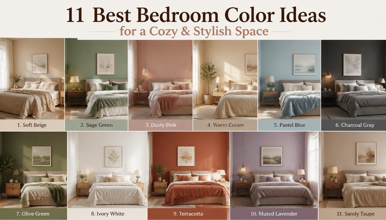 11 Best Color Options for a Bedroom Ideas