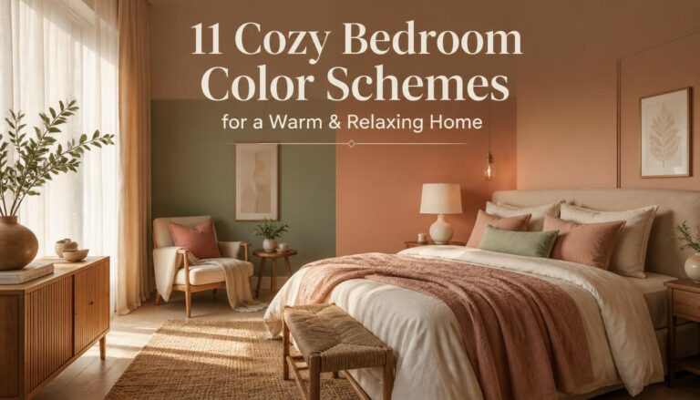 11 cozy bedroom color schemes ideas