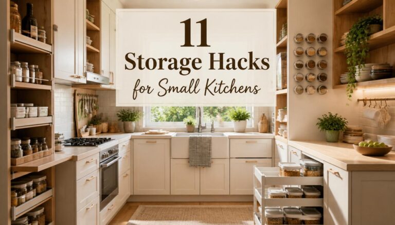 11 Storage Hacks for Small Kitchens Ideas