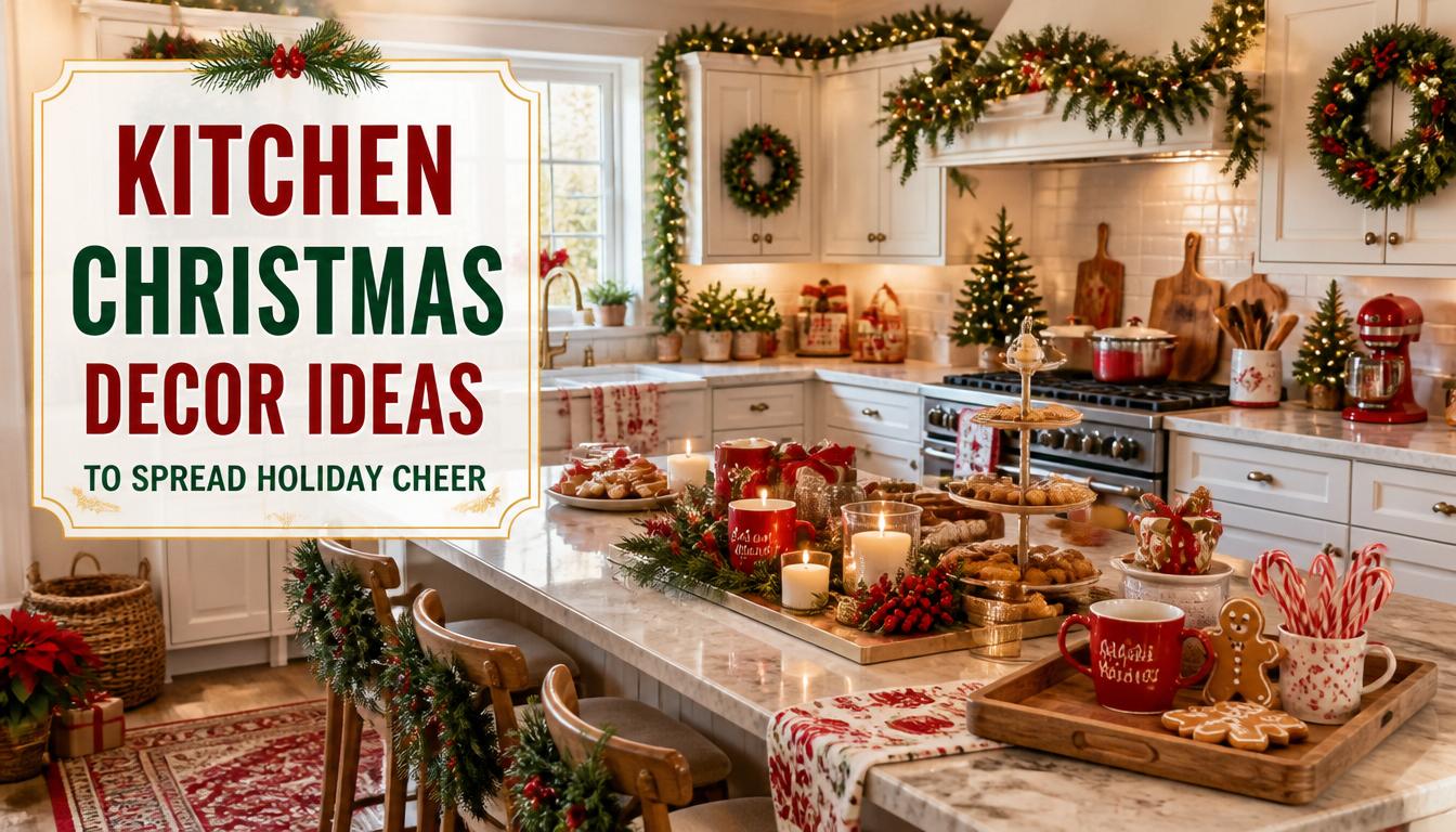 21 Kitchen Christmas Decor Ideas to Spread Holiday Cheer