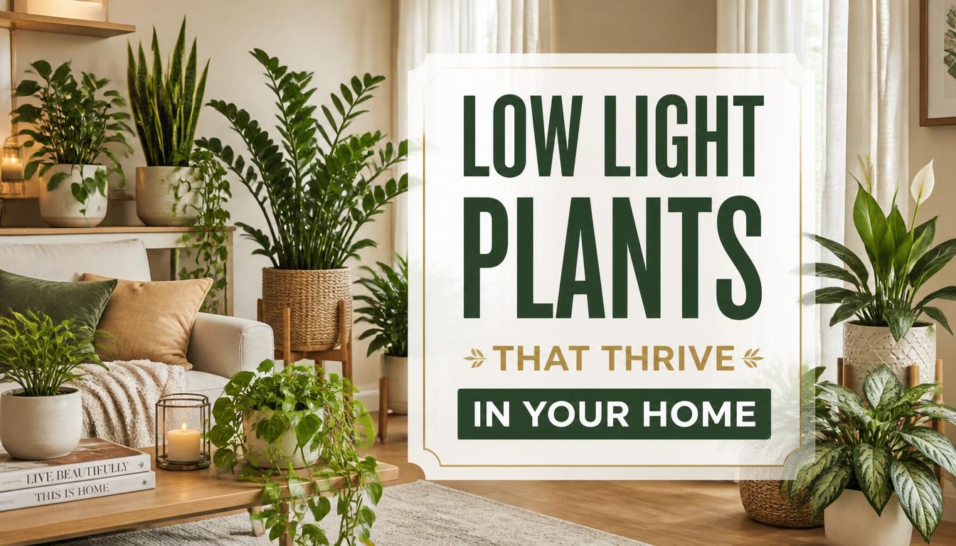 Low Light Plants That Thrive in Your Home