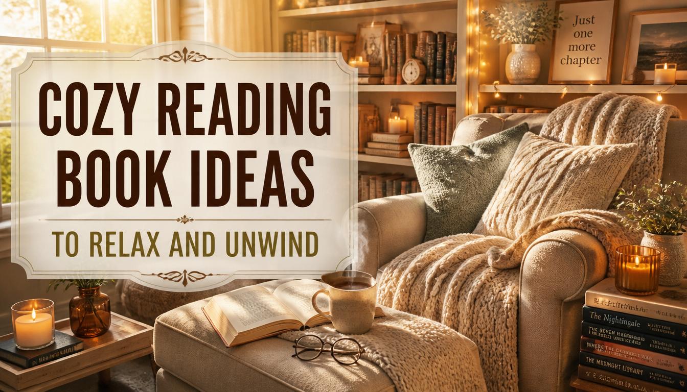 Cozy Reading book Ideas to Relax and Unwind
