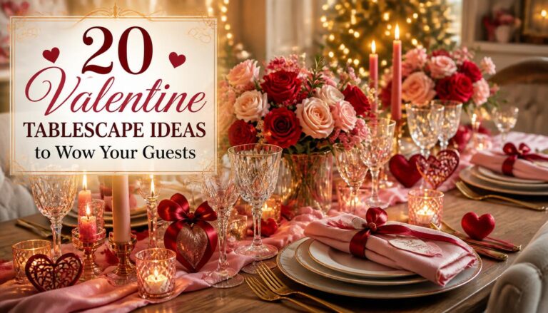 20 Valentine Tablescape Ideas to Wow Your Guests
