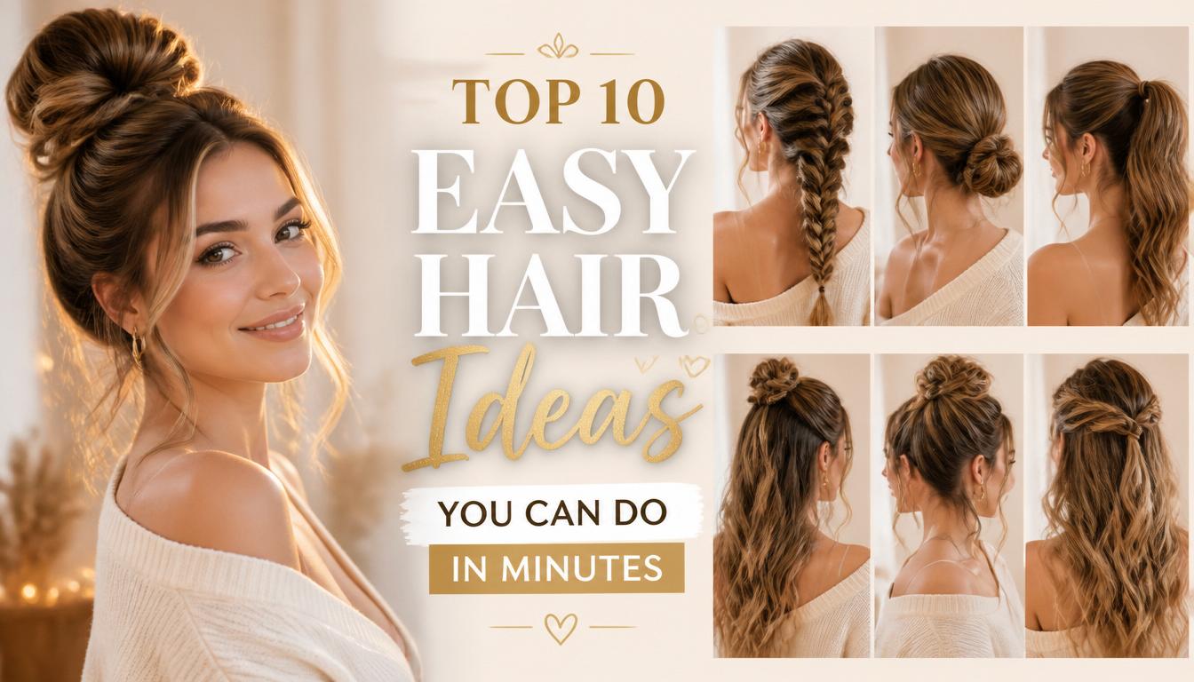 Top 10 Tutorials: Do Easy Hair Ideas
