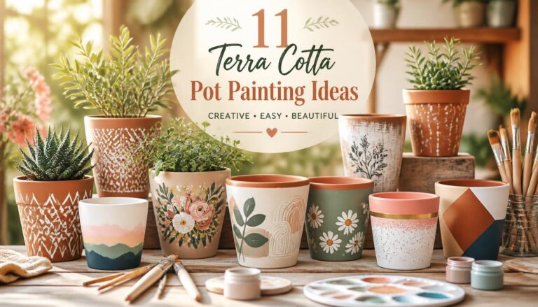 11 Terra Cotta Pot Painting Ideas