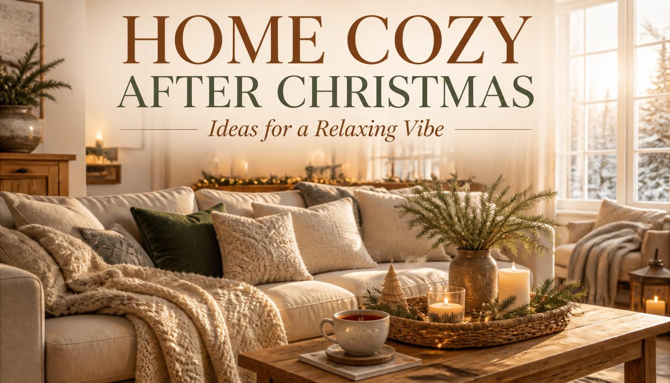 23 Home Cozy After Christmas: Ideas for a Relaxing Vibe