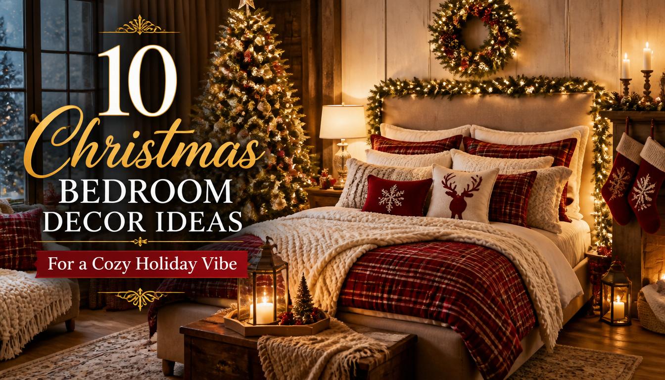 Christmas Bedroom Decor Ideas for a Cozy Holiday Vibe