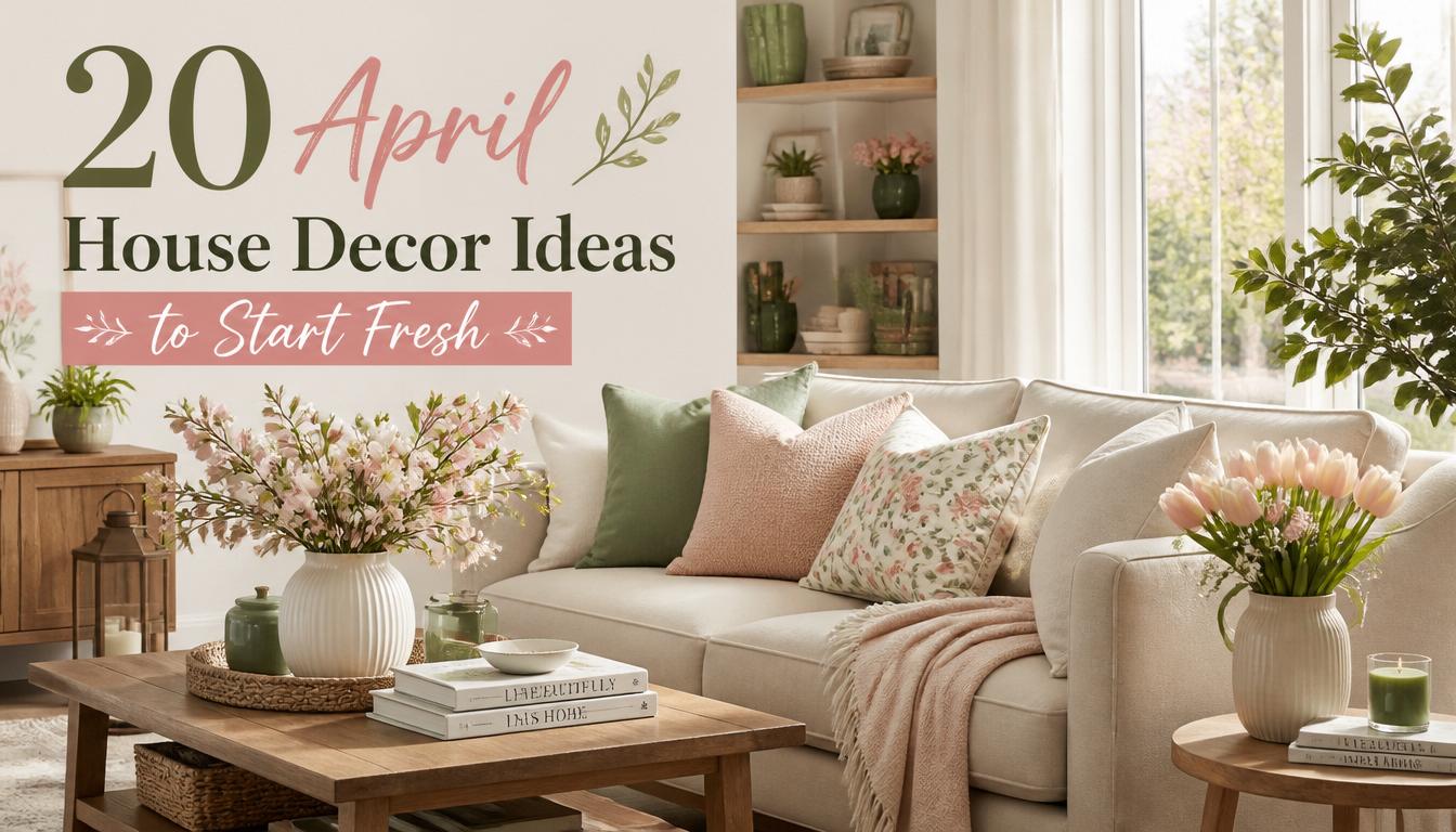 20 April House Decor Ideas to Start Fresh