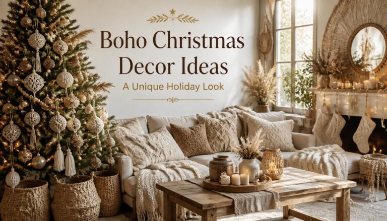 23 Boho Christmas Decor Ideas for a Unique Holiday Look