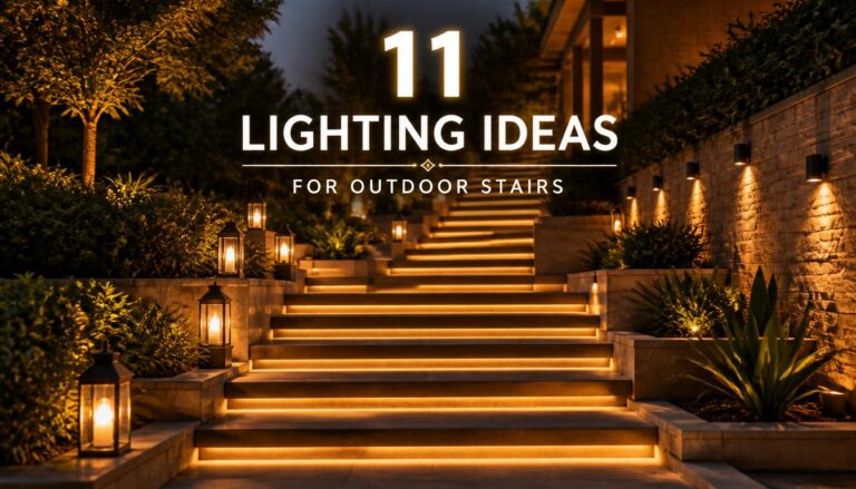 11 Lighting Ideas for Outdoor Stairs Ideas