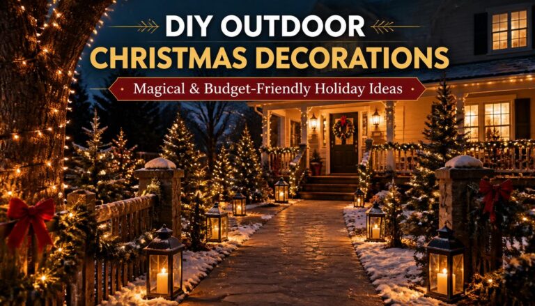 DIY Outdoor Christmas Decorations