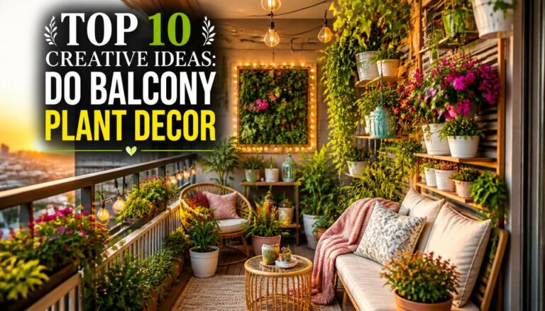 Top 10 Creative Ideas: Do Balcony Plant Decor