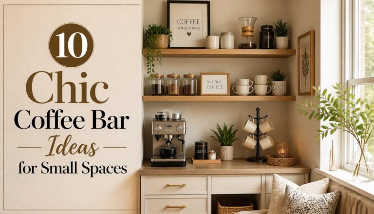 10 Chic Coffee Bar Ideas for Small Spaces Ideas