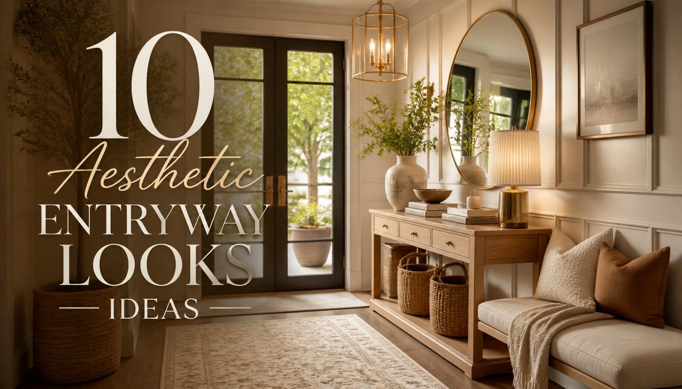 10 Aesthetic Entryway Looks Ideas