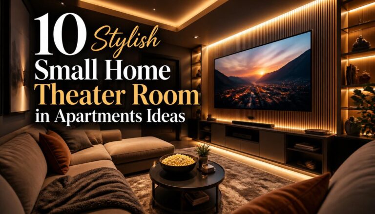 10 Stylish Small Home Theater Room in Apartments Ideas