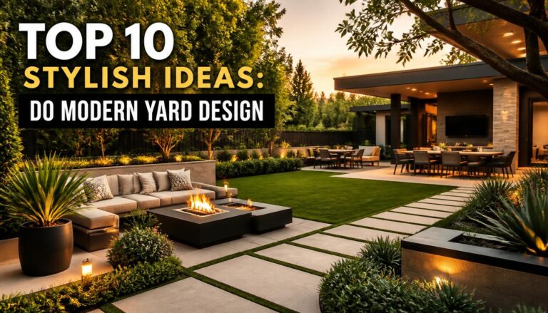Top 10 Stylish Ideas: Do Modern Yard Design
