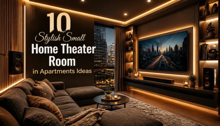 10 Stylish Small Home Theater Room in Apartments Ideas