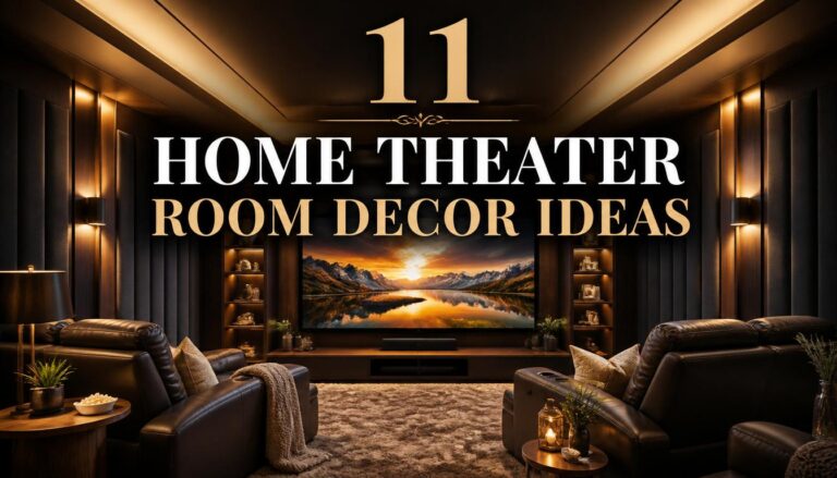 11 Home Theater Room Decor Ideas