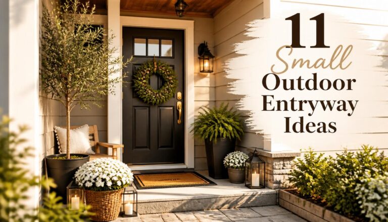 11 Small Outdoor Entryway Ideas