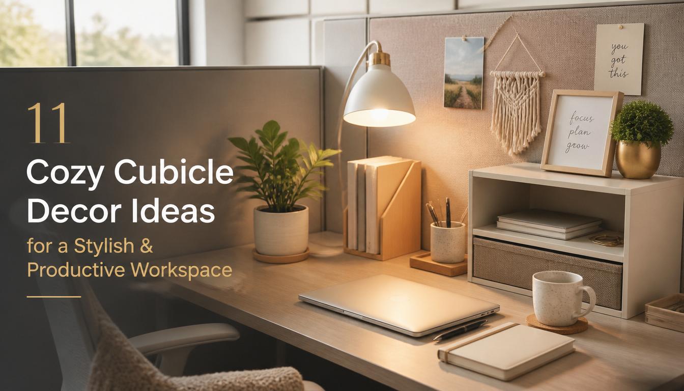 11 Decor Ideas for a Cozy Cubicle Ideas