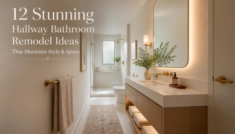 12 Best Hallway Bathroom Remodel Ideas