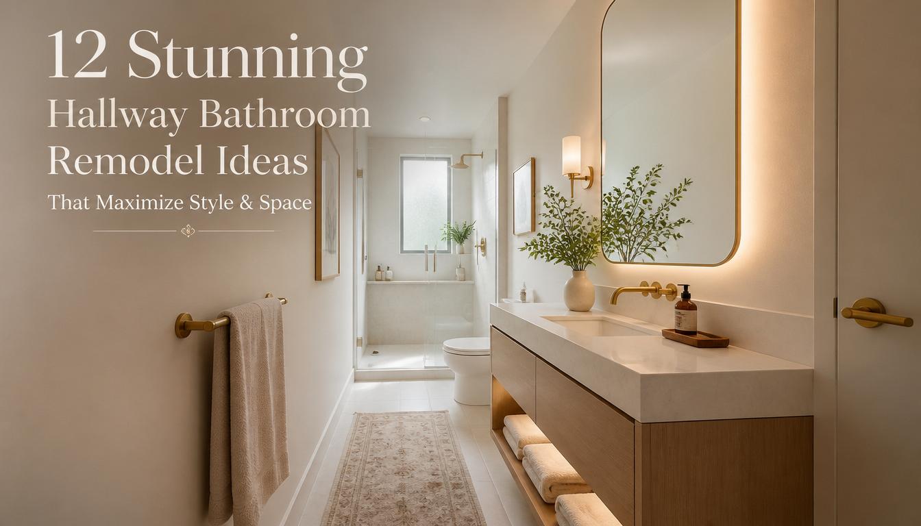 12 Best Hallway Bathroom Remodel Ideas