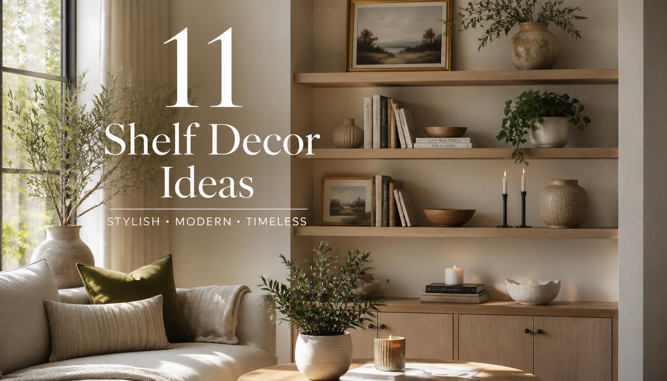 11 Shelf Decor Ideas