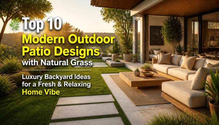 Top 10 Designs: Do Modern Outdoor Patio with Grass