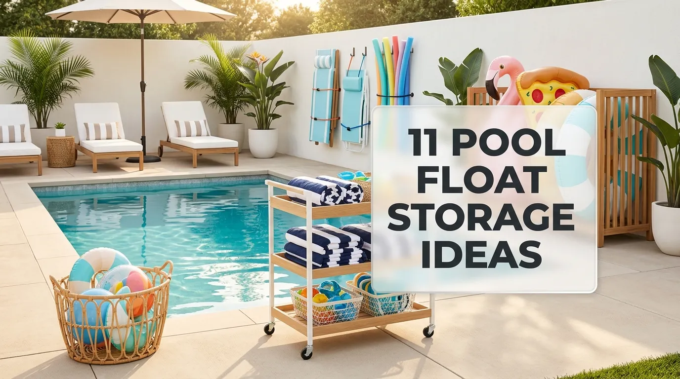 Pool Float Storage Ideas