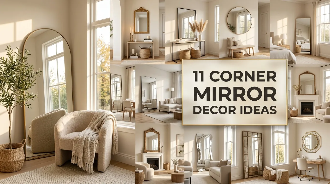 Corner Mirror Decor Ideas