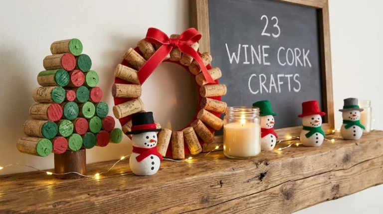 23 Wine Cork Crafts to Create DIY Holiday Decor