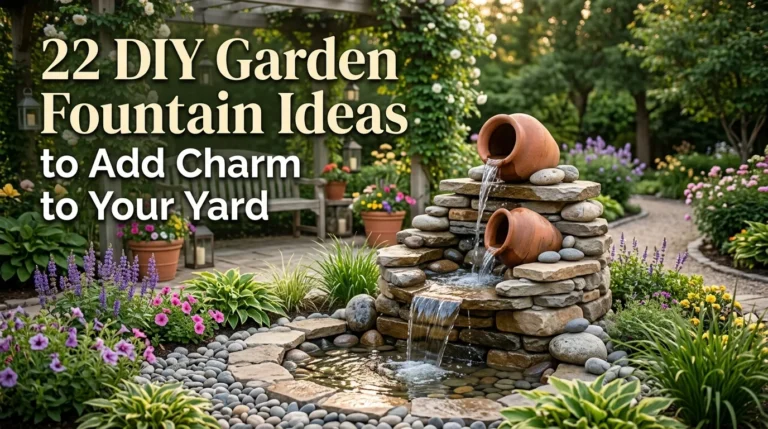 22 DIY Garden Fountain Ideas to Add Charm to Your Yard