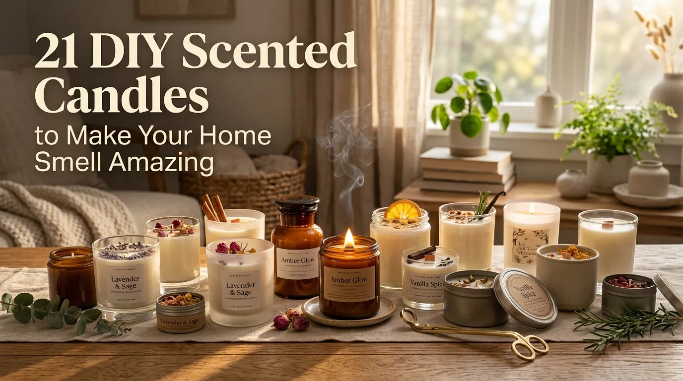 DIY Scented Candles to Make Your Home Smell Amazing
