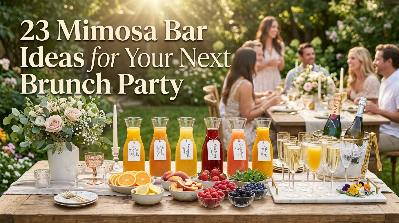 23 Mimosa Bar Ideas for Your Next Brunch Party