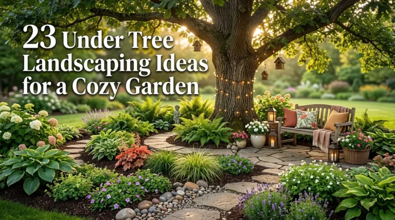 23 Under Tree Landscaping Ideas for a Cozy Garden